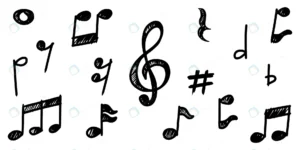 set hand drawn music note doodle isolated white ba rnd784 frp20132360 1 - title:Home - اورچین فایل - format: - sku: - keywords: p_id:18