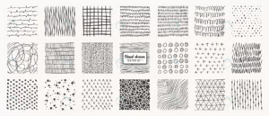 set hand drawn patterns isolated textures made wit rnd346 frp13731039 1 - title:Home - اورچین فایل - format: - sku: - keywords: p_id:18