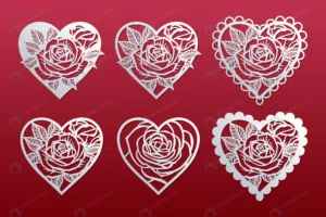 set hearts with pattern roses templates cutting l crca9b418a3 size3.78mb - title:Home - اورچین فایل - format: - sku: - keywords: p_id:18