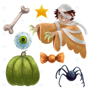 set illustrations halloween with mummy eye torn o crcbe06c514 size10.69mb 1 1 - title:Home - اورچین فایل - format: - sku: - keywords: p_id:18