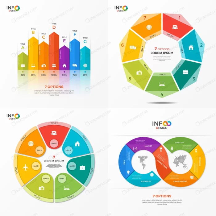 set infographic options templates crc15fb28c9 size5.46mb - title:مجموعه قالب اینفوگرافیک مرحله ای - اورچین فایل - format:EPS - وکتور - sku:crc15fb28c9 - keywords: p_id:99247