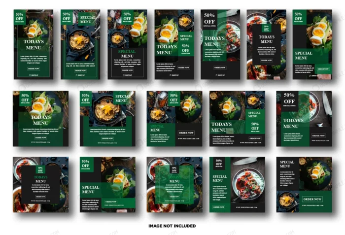 set instagram story social media post template fo crce715a0f2 size7.98mb - title:قالب پست و استوری اینستاگرام رستوران - اورچین فایل - format:EPS - وکتور - sku:crce715a0f2 - keywords:قالب پست و استوری اینستاگرام رستوران p_id:102657
