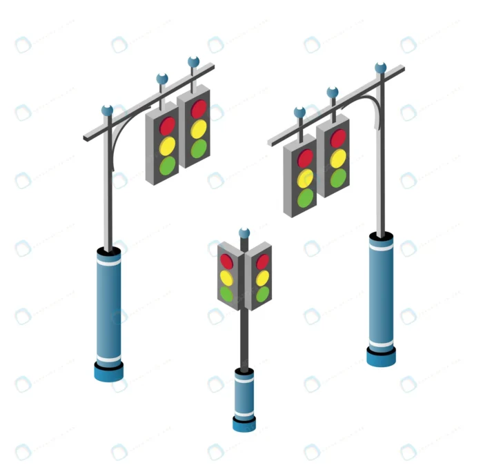 set isometric city road crc48430fc5 size0.75mb - title:ایزومتریک چراغ راهنمایی و رانندگی - اورچین فایل - format:EPS - وکتور - sku:crc48430fc5 - keywords: p_id:77431