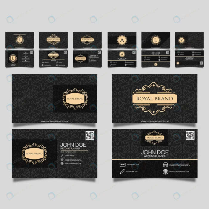 set luxury business cards 3 crc028de217 size32.85mb - title:مجموعه کارت ویزیت تجاری با فرمت وکتور - اورچین فایل - format:EPS - وکتور - sku:crc028de217 - keywords: p_id:80517