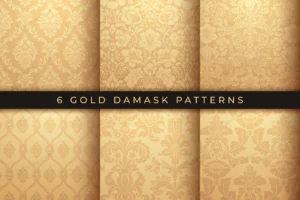 set of vector damask patterns rich gold ornament crc218d330f size12.62mb - title:Home - اورچین فایل - format: - sku: - keywords: p_id:18