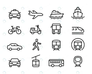 set public transportation thin line icons rnd922 frp5289371 - title:Home - اورچین فایل - format: - sku: - keywords: p_id:18