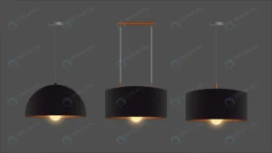 set realistic black chandeliers chandelier includ crcdf464008 size4.27mb - title:Home - اورچین فایل - format: - sku: - keywords: p_id:18