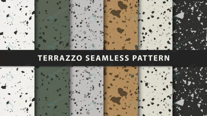 set terrazzo seamless patterns premium vector crcc463679e size3.38mb - title:مجموعه پترن سیم لس ترازو با فرمت وکتور - اورچین فایل - format:EPS - وکتور - sku:crcc463679e - keywords: p_id:86585