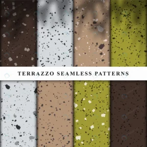 set terrazzo style seamless patterns 5 crcf27b896a size12.78mb - title:Home - اورچین فایل - format: - sku: - keywords: p_id:18