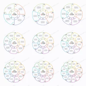 set thin line pie chart infographic templates wit crc3529be55 size7.12mb - title:Home - اورچین فایل - format: - sku: - keywords: p_id:18