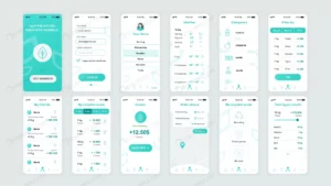 set ui ux gui screens ecology app flat template.j crc835cf142 size5.63mb - title:Home - اورچین فایل - format: - sku: - keywords: p_id:18