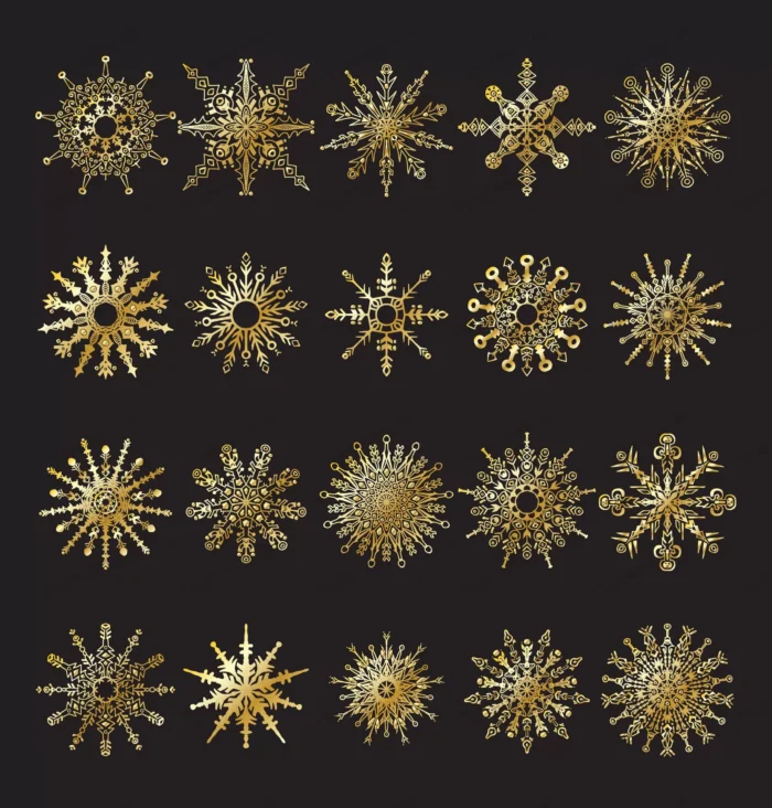 set vector snowflakes gold crca30ba7a0 size10.46mb - title:مجموعه دانه های برف طلایی رنگ - اورچین فایل - format:EPS - وکتور - sku:crca30ba7a0 - keywords:مجموعه دانه های برف طلایی رنگ p_id:103713