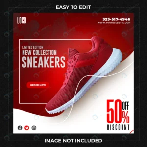 shoes social media instagram post template rnd675 frp29976086 - title:Home - اورچین فایل - format: - sku: - keywords: p_id:18