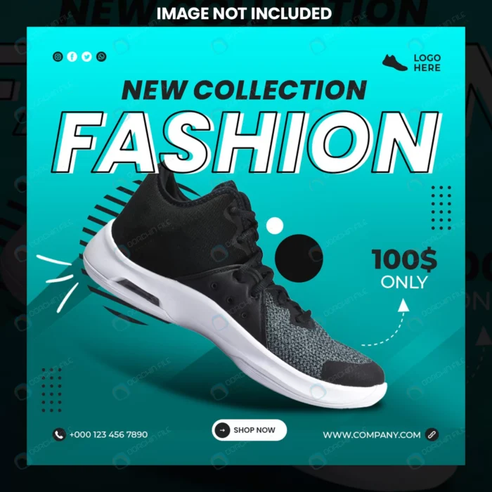 shoes social media template 8 crc4eaf4605 size35.23mb - title:پست اینستاگرام ویژه تبلیغ محصول - اورچین فایل - format:PSD - فتوشاپ - sku:crc4eaf4605 - keywords: p_id:61588