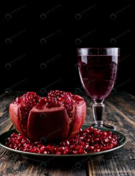 side view pomegranate seeds with glass juice crc8c9251b6 size2.77mb 4412x5731 - title:Home Main - اورچین فایل - format: - sku: - keywords: p_id:18