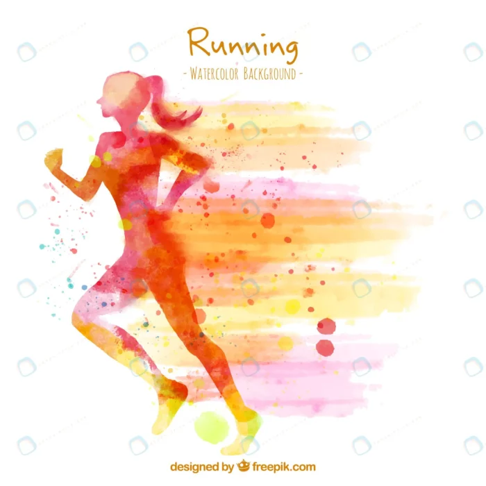 silhouette background watercolor woman running.jp crcd8fedf60 size16.39mb - title:وکتور ورزش دو و میدانی - اورچین فایل - format:EPS - وکتور - sku:crcd8fedf60 - keywords: p_id:85899