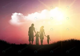 silhouette family walking against sunset sky crce4f5c26f size4.67mb - title:Home Main - اورچین فایل - format: - sku: - keywords: p_id:18