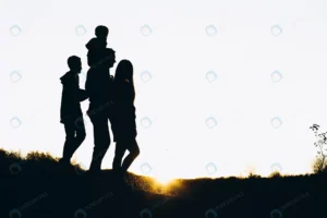 silhouette family walking by sunset time crcd33d6a18 size2.20mb 3200x2133 - title:Home - اورچین فایل - format: - sku: - keywords: p_id:18