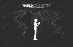 silhouette man use mobile phone with world map po crc7c8aca2d size4.18mb - title:Home - اورچین فایل - format: - sku: - keywords: p_id:18