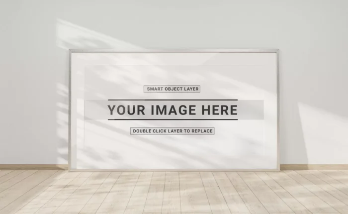 silver frame leaning interior mockup crcbe59ec5c size148.76mb - title:موکاپ فریم قاب عکس از جنس نقره - اورچین فایل - format:PSD - فتوشاپ - sku:crcbe59ec5c - keywords: p_id:37645