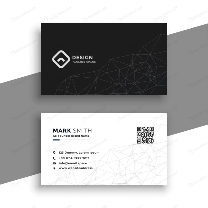 simple black white business card crc81ead48c size0.97mb - title:کارت ویزیت شرکت بازرگانی - اورچین فایل - format:EPS - وکتور - sku:crc81ead48c - keywords: p_id:93115