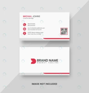 simple clean white business card design template rnd123 frp12512040 - title:Home - اورچین فایل - format: - sku: - keywords: p_id:18