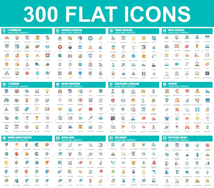 simple set vector flat icons crc4a8f1782 size7.49mb - title:مجموعه آیکون تجاری و آموزشی - اورچین فایل - format:EPS - وکتور - sku:crc4a8f1782 - keywords: p_id:96827