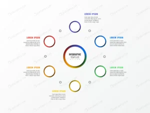 six steps layout infographic template with round crc982d3f2b size1.31mb - title:Home - اورچین فایل - format: - sku: - keywords: p_id:18