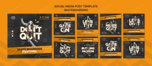 skateboarding instagram posts template with photo crc511cc689 size170.94mb - title:Home - اورچین فایل - format: - sku: - keywords: p_id:18