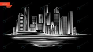 sketch modern city silhouette concept crc717a71f1 size1.78mb - title:Home - اورچین فایل - format: - sku: - keywords: p_id:18