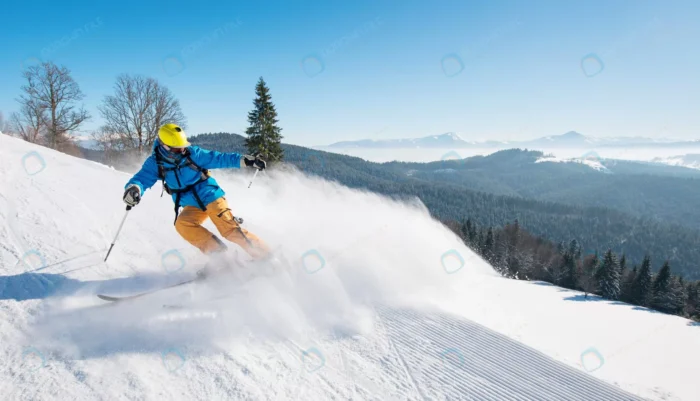 skier slope mountains winter day crcaaaeb6fa - title:تصویر مرد در حال اسکی - اورچین فایل - format:JPG - استوک - sku:crcaaaeb6fa - keywords: p_id:81995