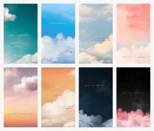 sky clouds psd mobile wallpaper template with ins crcd191a41e size61.22mb - title:Home - اورچین فایل - format: - sku: - keywords: p_id:18