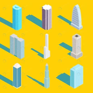 skyscrapers isometric city buildings set crce6d5950f size2.18mb - title:Home - اورچین فایل - format: - sku: - keywords: p_id:18