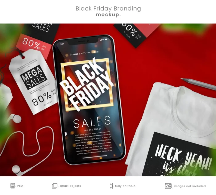 smart phone mockup t shirt mockup black friday crcea94b173 size29.89mb - title:موکاپ موبایل و تی شرت - اورچین فایل - format:PSD - فتوشاپ - sku:crcea94b173 - keywords: p_id:37109