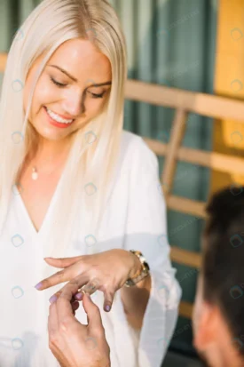 smiling blonde young woman looking her ring given crcef2da3d1 size6.64mb 3840x5760 1 - title:Home Main - اورچین فایل - format: - sku: - keywords: p_id:18