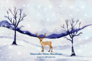 snowy landscape background with reindeer crc7bc87251 size23.82mb - title:Home - اورچین فایل - format: - sku: - keywords: p_id:18