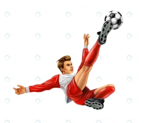 soccer player kicks ball vector realistic illustr crc76fdee2f size7.66mb - title:Home - اورچین فایل - format: - sku: - keywords: p_id:18