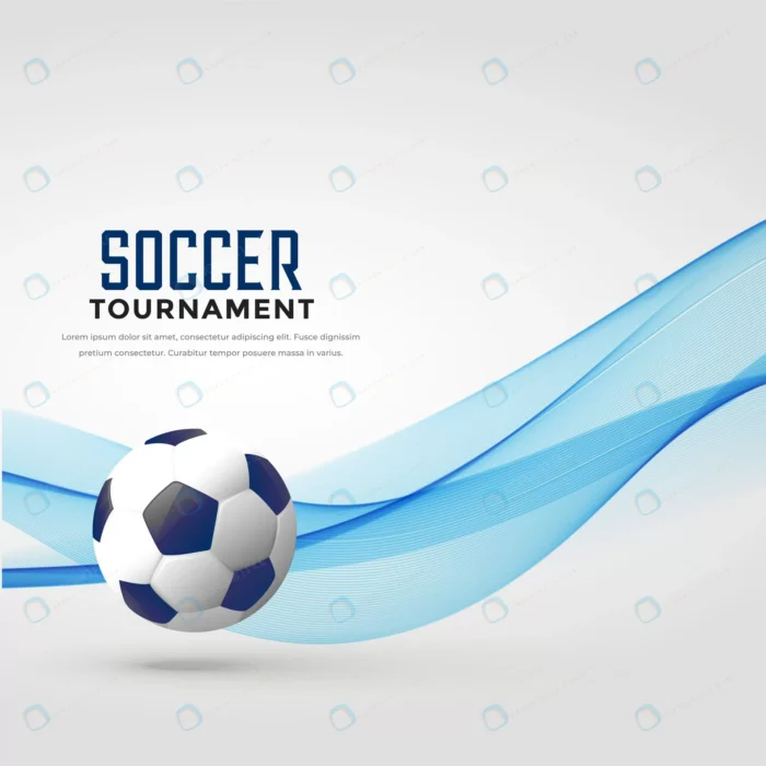 soccer tournament background with blue wave crc16fb1cb6 size2.12mb - title:وکتور مسابقات فوتبال با پس زمینه انتزاعی - اورچین فایل - format:EPS - وکتور - sku:crc16fb1cb6 - keywords: p_id:86265
