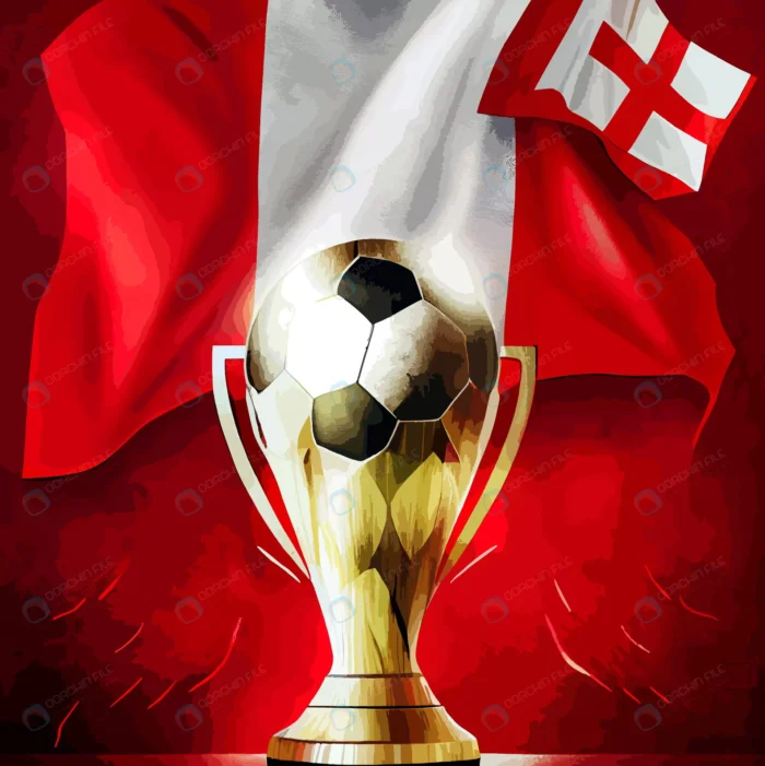 soccer world cup trophy with flag england rnd677 frp34595027 - title:کاپ طلایی جام جهانی فوتبال با پرچم انگلستان - اورچین فایل - format:JPG - استوک - sku:frp34595027 - keywords: p_id:69405