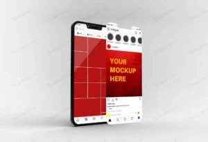 social media feed and post on smartphone mockup crc970225f8 size17.71mb - title:Home - اورچین فایل - format: - sku: - keywords: p_id:18