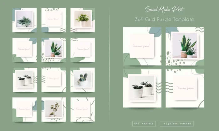 social media instagram feed bundle template grid crc28d0ea0d size14.11mb - title:دانلود قالب گرید پست اینستاگرام با طراحی مینیمال - اورچین فایل - format:EPS - وکتور - sku:crc28d0ea0d - keywords: p_id:32349