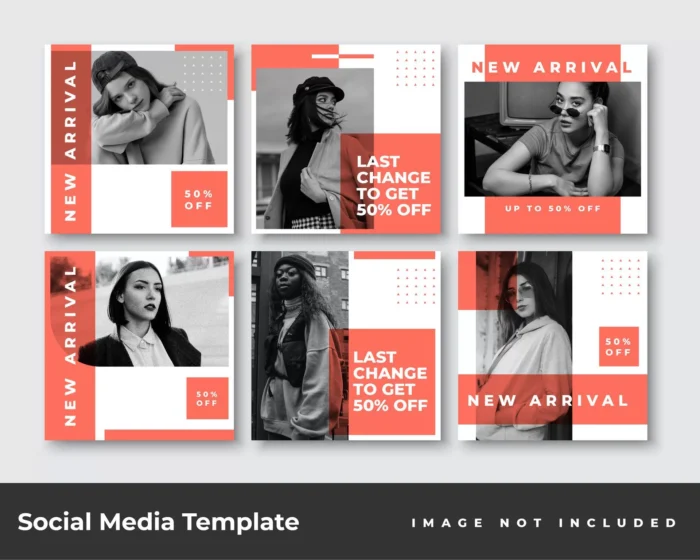 social media instagram feed post banner bundle pr crccc160890 size2.53mb - title:قالب پست اینستاگرام با موضوع تبلیغ، فروش و تخفیف محصولات - اورچین فایل - format:EPS - وکتور - sku:crccc160890 - keywords: p_id:32711