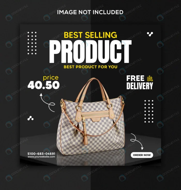 social media instagram post template crc7654a3cc size15.5mb 1 1 - title:قالب لایه باز پست اینستاگرام ویژه ارائه محصولات جدید - اورچین فایل - format:PSD - فتوشاپ - sku:crc7654a3cc - keywords: p_id:45986