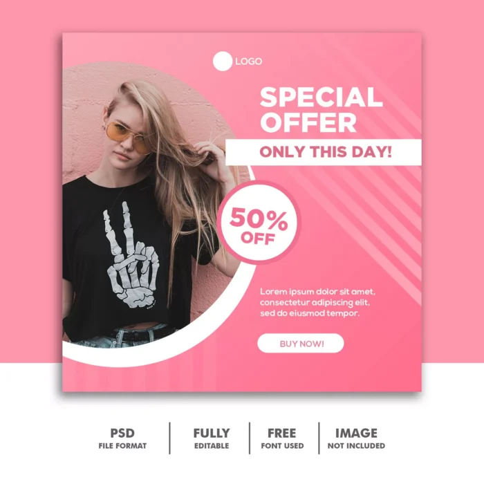social media post banner instagram template fashi crcb4956308 size1.63mb - title:قالب لایه باز پست اینستاگرام با موضوع تخفیف هفتگی و محدود، فروش ویژه و فصلی - اورچین فایل - format:PSD - فتوشاپ - sku:crcb4956308 - keywords: p_id:33348