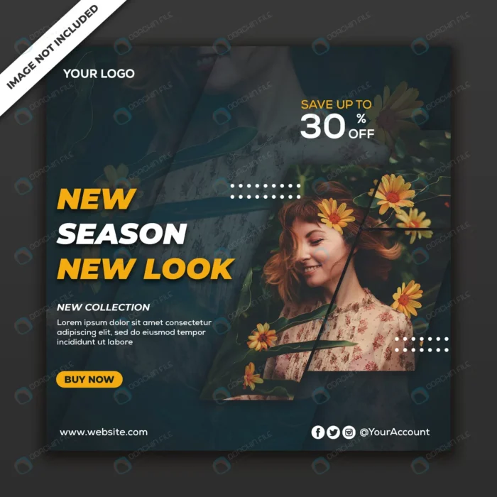 social media post template instagram fashion sale crcaba862c3 size2.24mb - title:قالب لایه باز پست اینستاگرام ویژه خرید تخفیف دار - اورچین فایل - format:PSD - فتوشاپ - sku:crcaba862c3 - keywords: p_id:65669