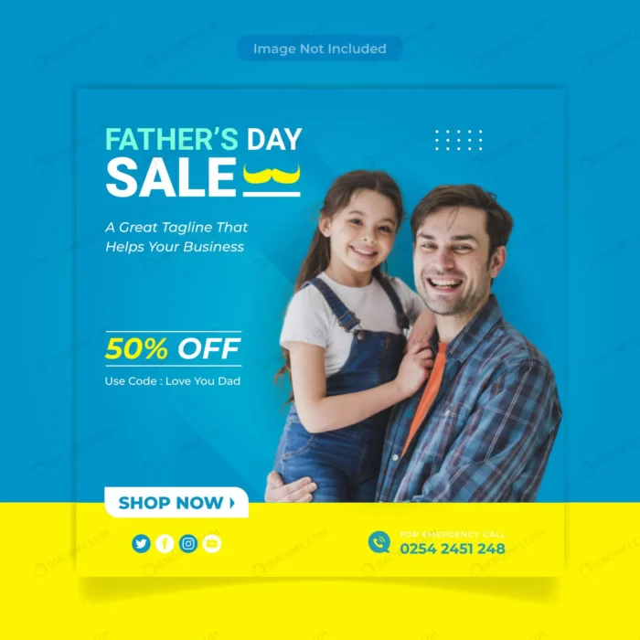 social media square father s day sale banner desi crc8a4adf88 size1.70mb - title:پست اینستاگرام تخفیف ویژه به مناسبت روز پدر - اورچین فایل - format:EPS - وکتور - sku:crc8a4adf88 - keywords:پست اینستاگرام تخفیف ویژه به مناسبت روز پدر p_id:102385