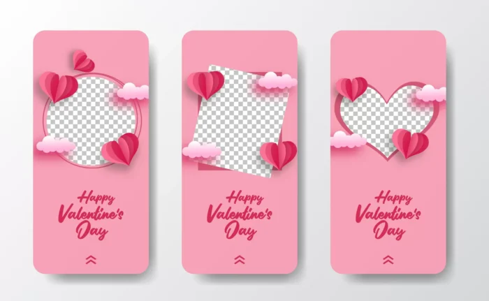 social media stories frame greeting card valentin crc35ddd79b size5.65mb - title:قالب استوری اینستاگرام تبریک روز ولنتاین با فرمت وکتور - اورچین فایل - format:EPS - وکتور - sku:crc35ddd79b - keywords: p_id:34315