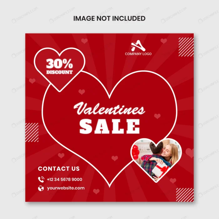 social media template with valentines day sale crc98c4529b size2.69mb - title:پست اینستاگرام تخفیف ویژه ولنتاین - اورچین فایل - format:PSD - فتوشاپ - sku:crc98c4529b - keywords:پست اینستاگرام تخفیف ویژه ولنتاین p_id:103891