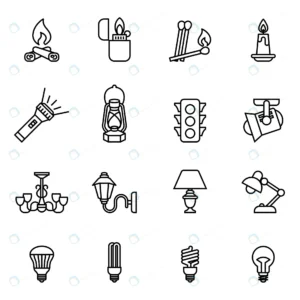 source light icon set thin line style stock vecto crca902942a size1.40mb - title:Home - اورچین فایل - format: - sku: - keywords: p_id:18