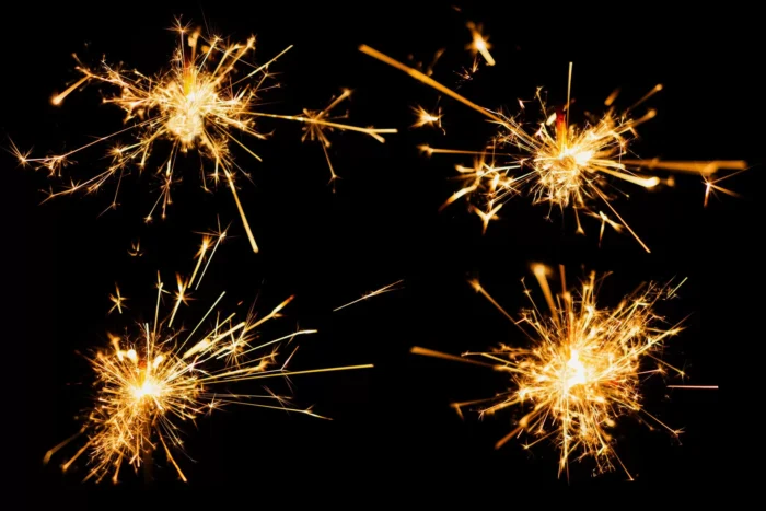 sparkler burn set isolated black crc680b2b18 - title:استوک جرقه آتش - اورچین فایل - format:JPG - استوک - sku:crc680b2b18 - keywords: p_id:98347